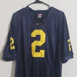 Vintage University Of Michigan Wolverines Charles Woodson #2 Nike Jersey College